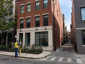 ALTA Survey for a commercial building with alley access in Washington DC